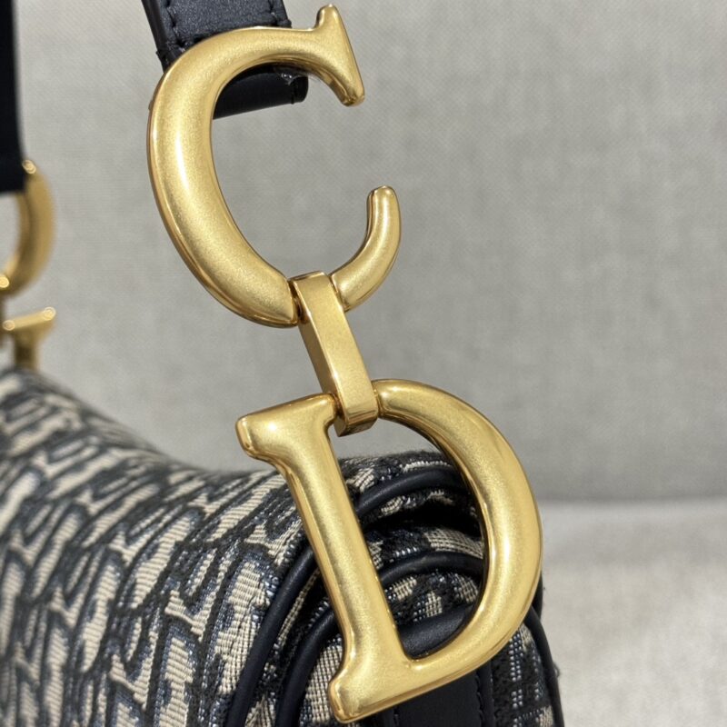 dior saddle bag small cd canvas 8