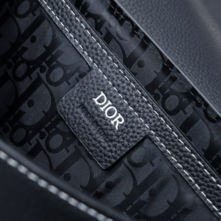 dior saddle messenger bag black 8
