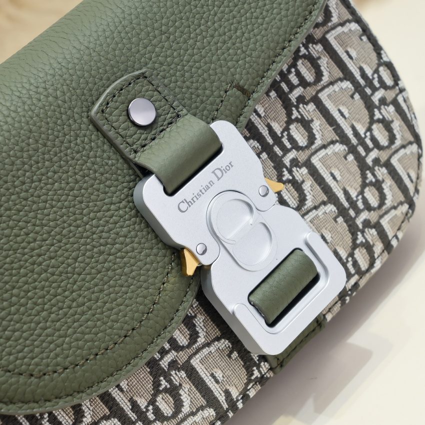 dior saddle messenger bag khaki 4