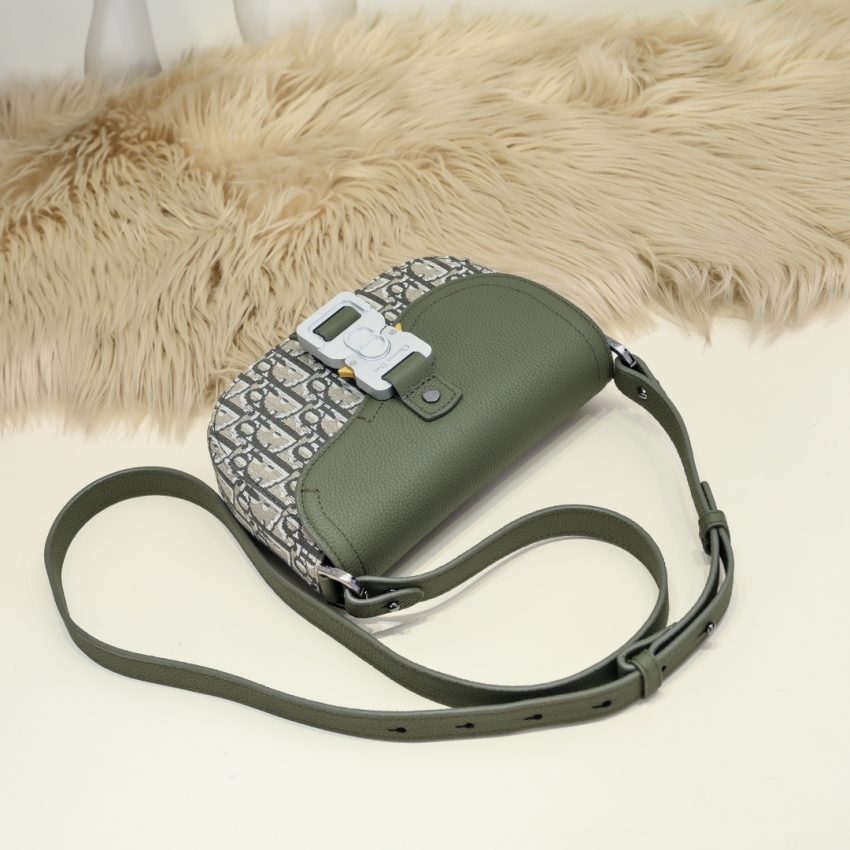 dior saddle messenger bag khaki 5