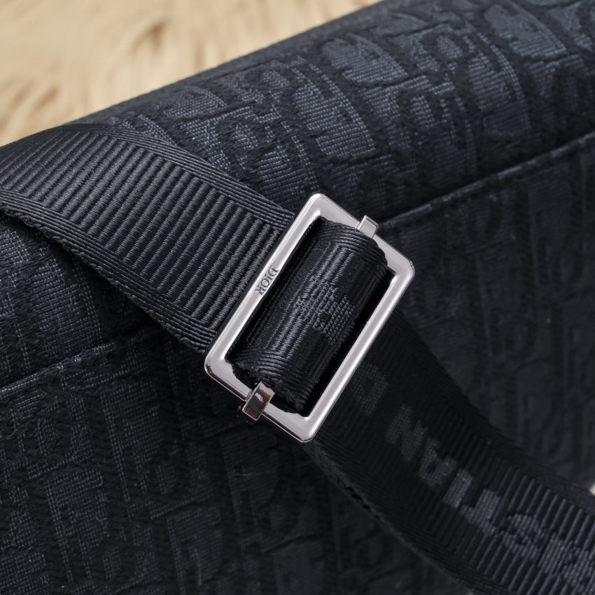 dior saddle messenger black classic 4