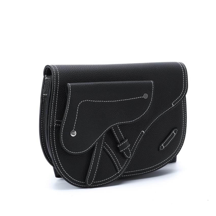 dior saddle shoulder bag black 7