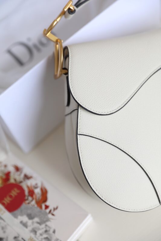 dior saddle white wool 3