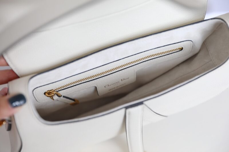 dior saddle white wool 4