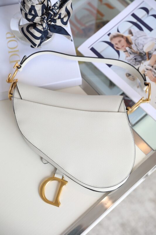 dior saddle white wool 6