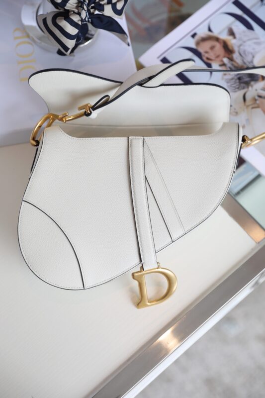 dior saddle white wool 7