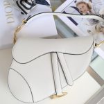 dior saddle white wool 9