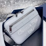dior safari bag with strap sky blue 6
