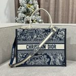 dior tote book blue tiger leather 3
