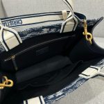 dior tote book blue tiger leather 6