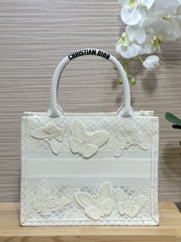 dior tote book butterfly 5