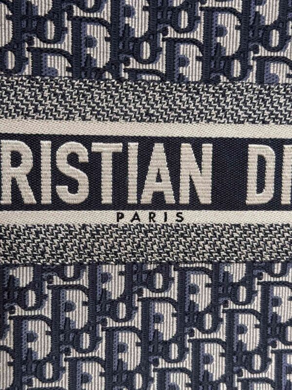 dior tote book cd canvasleather 10