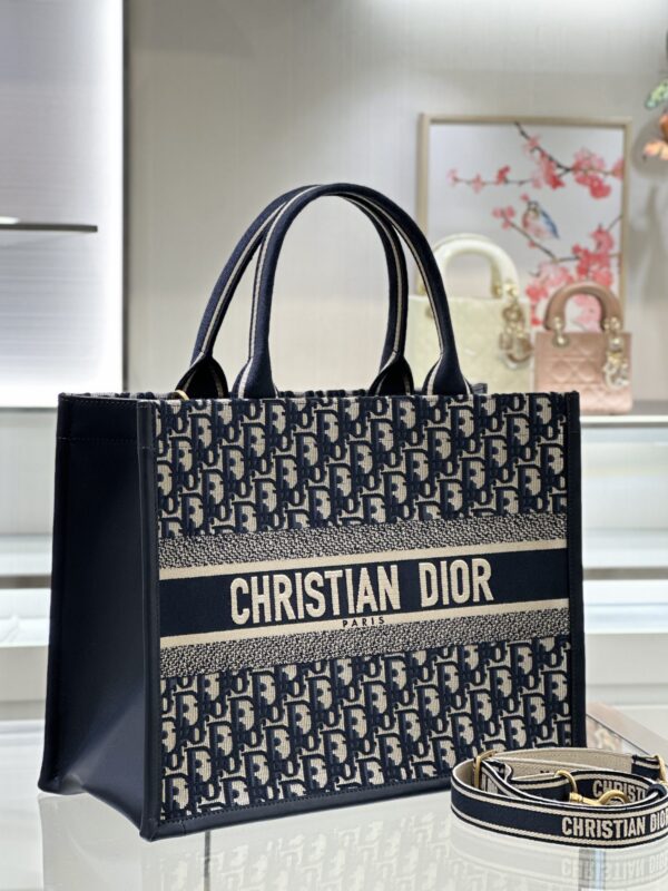 dior tote book cd canvasleather 11