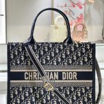 dior tote book cd canvasleather 12