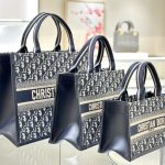 dior tote book cd canvasleather 2