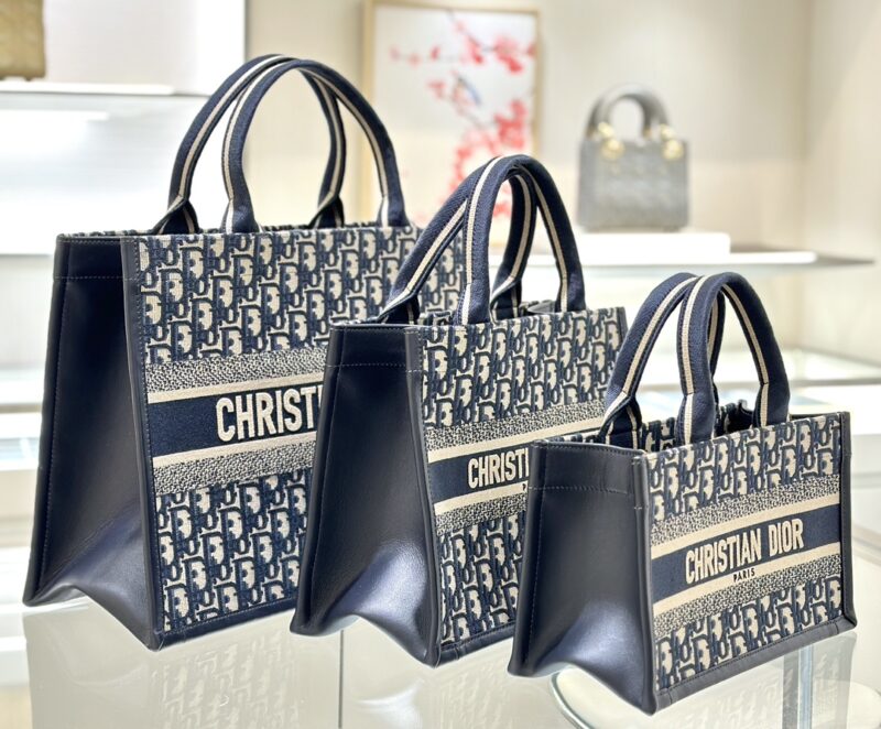 dior tote book cd canvasleather 2