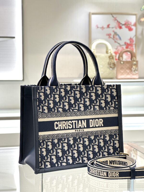 dior tote book cd canvasleather 3