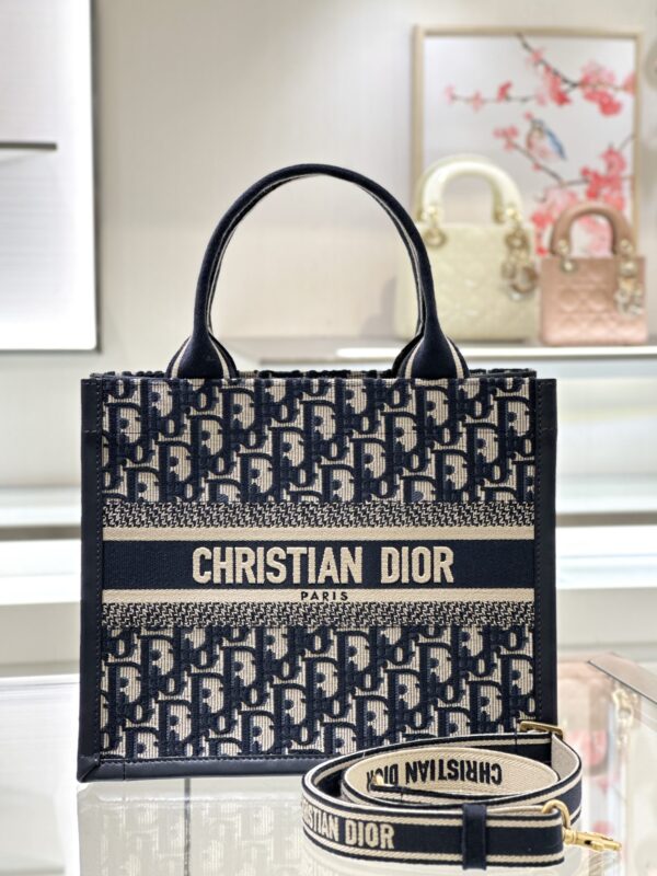 dior tote book cd canvasleather 8