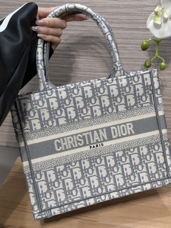 dior tote book cd grey 3