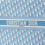 dior tote book cd light blue 2