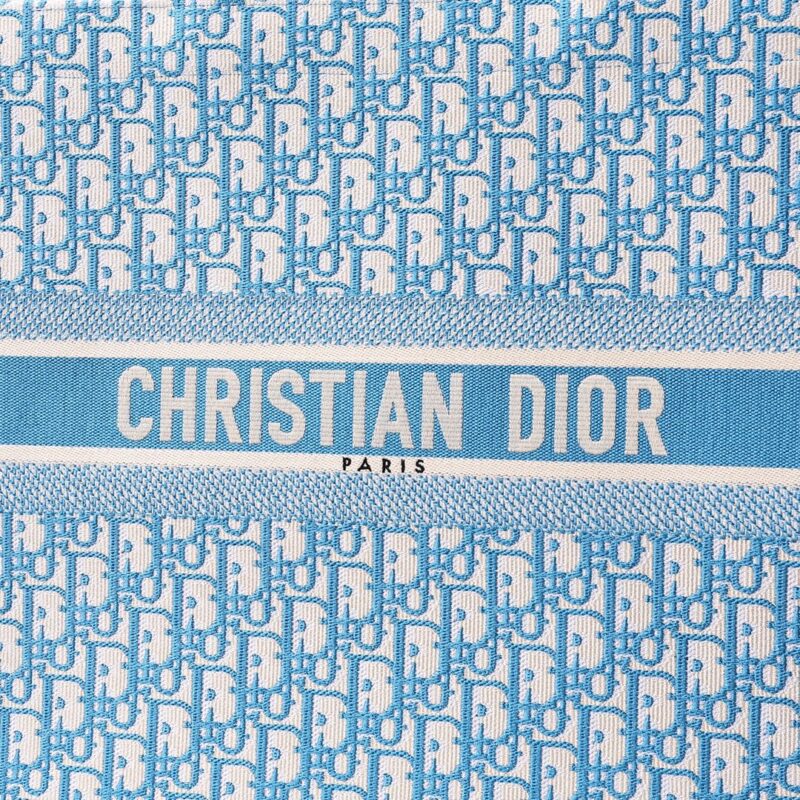 dior tote book cd light blue 2