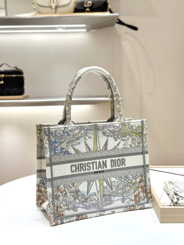 dior tote book grey lucky star 3