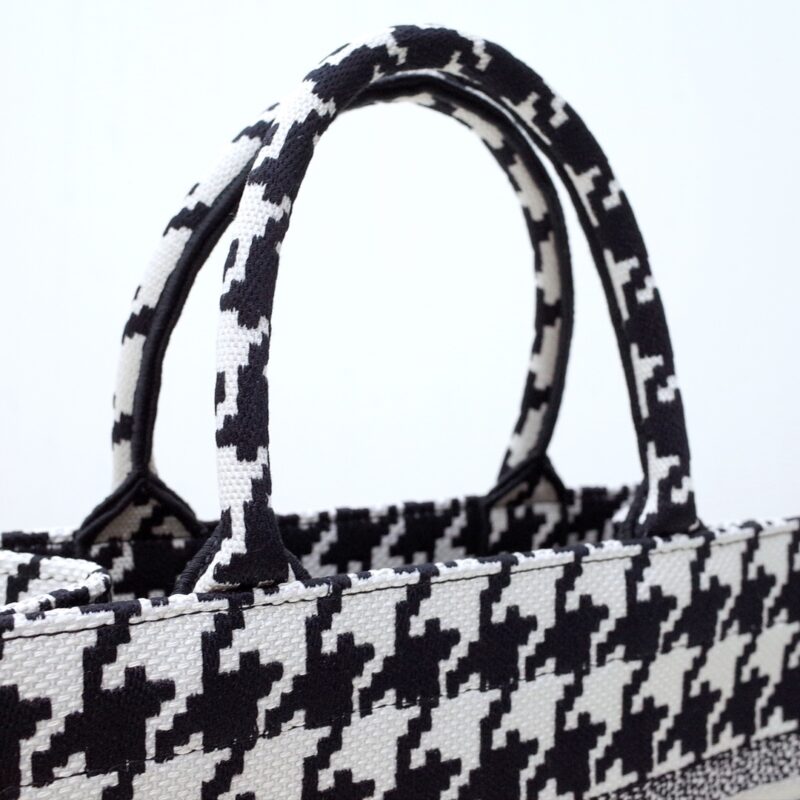 dior tote book houndstooth 9