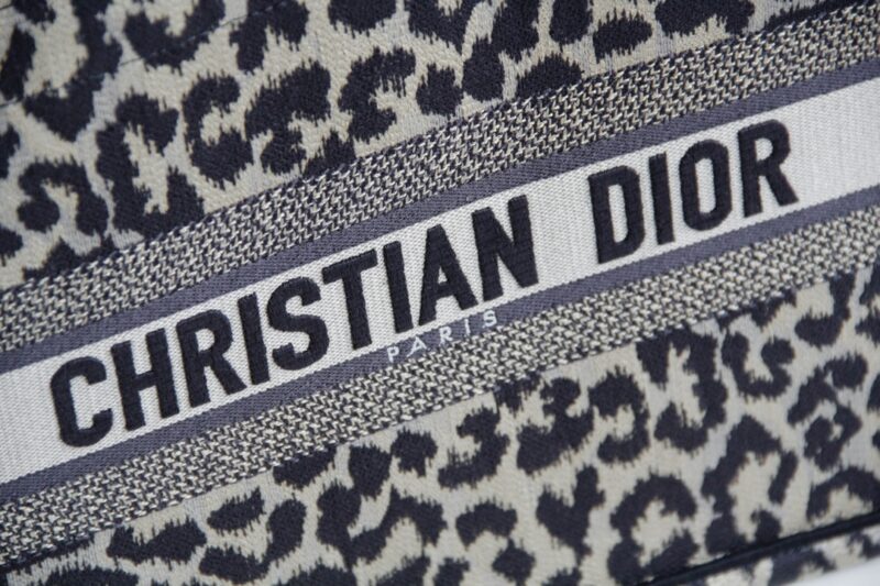 dior tote book leopard print 10