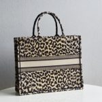 dior tote book leopard print 2