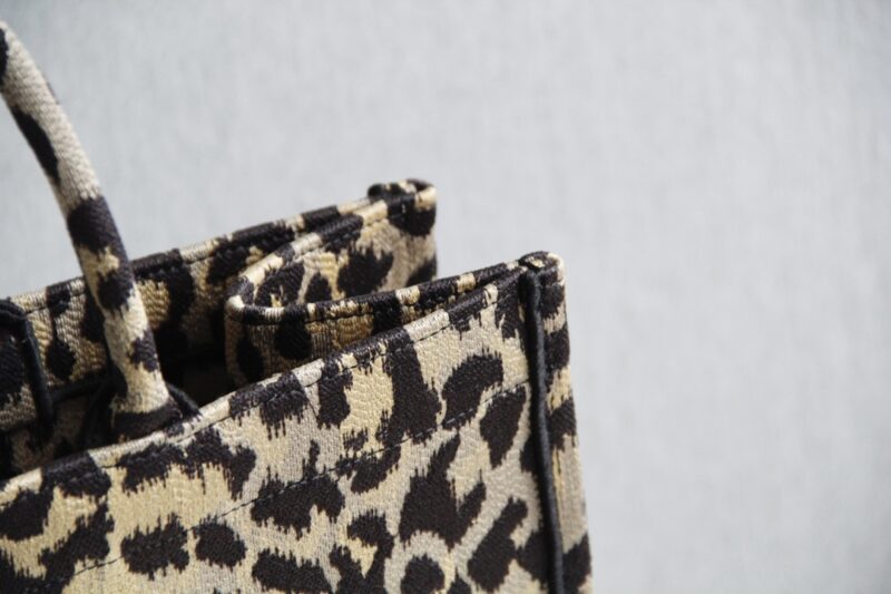 dior tote book leopard print 3