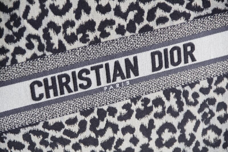dior tote book leopard print 4
