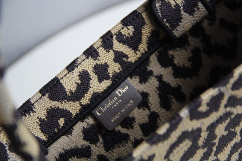 dior tote book leopard print 5