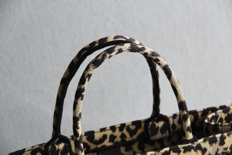 dior tote book leopard print 6