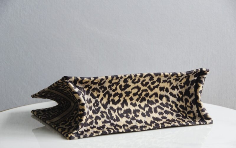 dior tote book leopard print 8