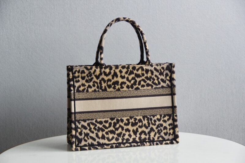 dior tote book leopard print 9