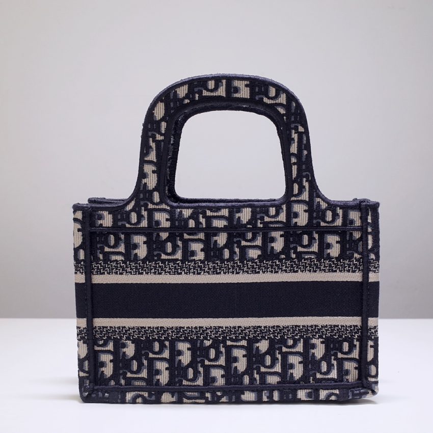 dior tote book mini cd black 5