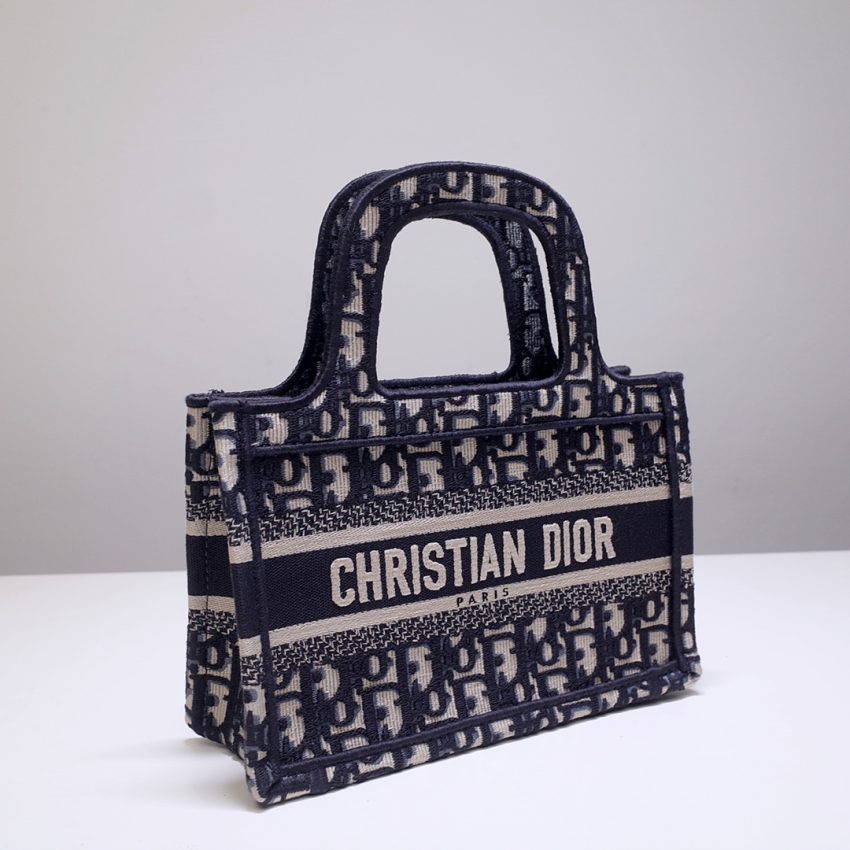 dior tote book mini cd black 8