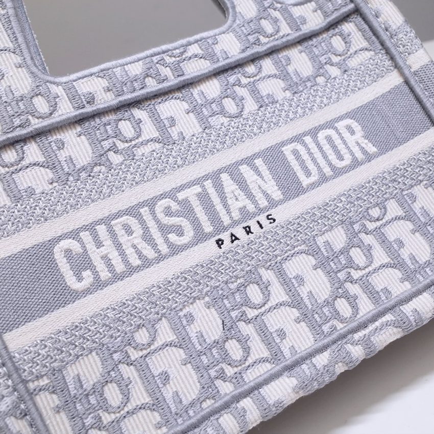 dior tote book mini cd grey 3