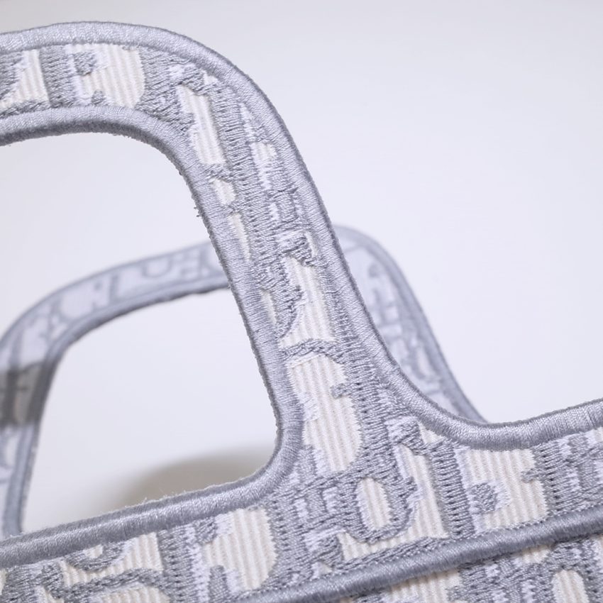 dior tote book mini cd grey 5