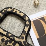 dior tote book mini leopard 2