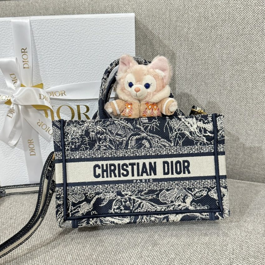 dior tote book mini tiger 5