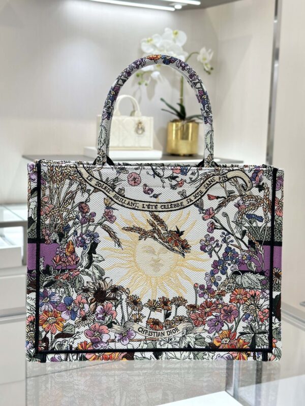 dior tote book sunflower 6