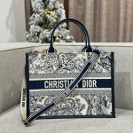 dior tote book white tiger leather 3