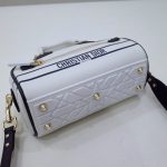 dior vibe zip bowling bag white 2