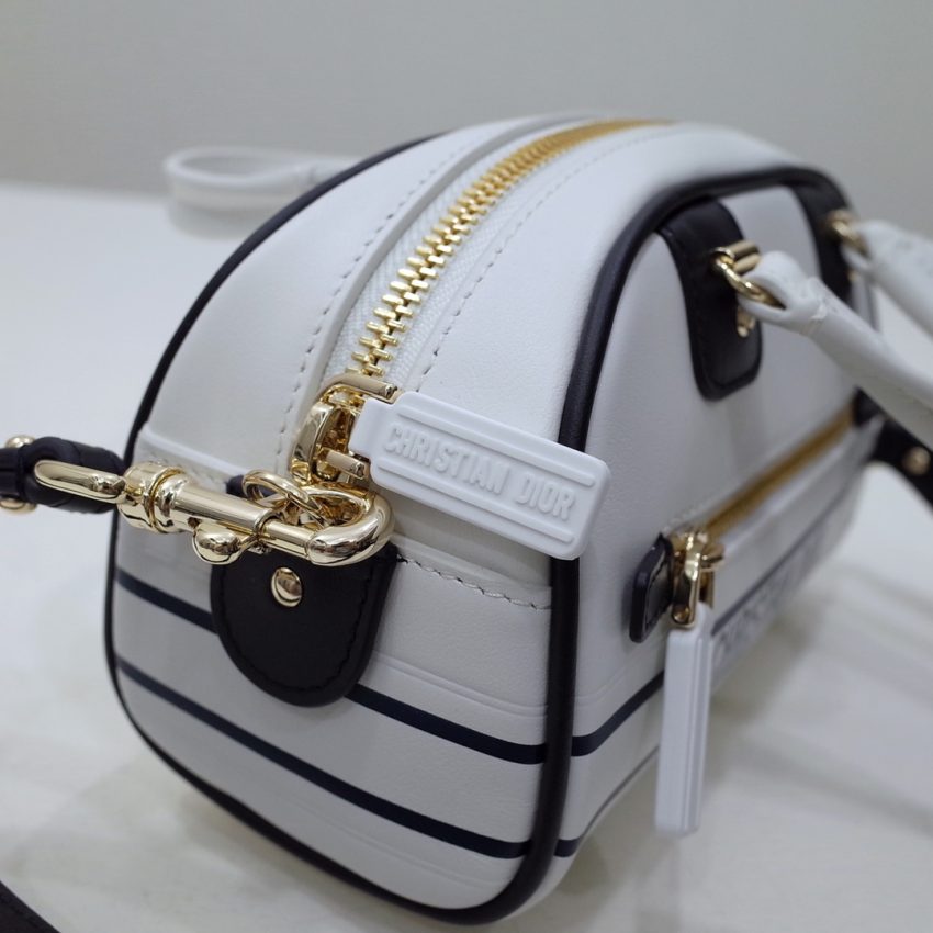 dior vibe zip bowling bag white 3