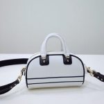 dior vibe zip bowling bag white 4