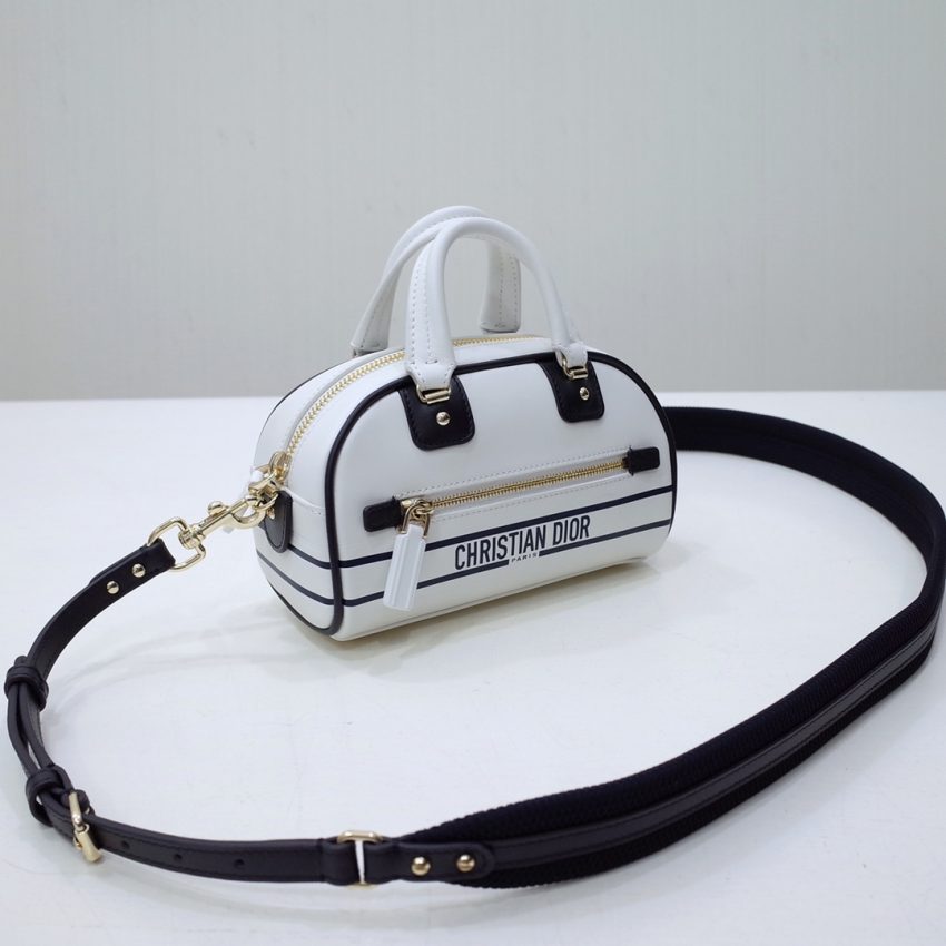 dior vibe zip bowling bag white 8