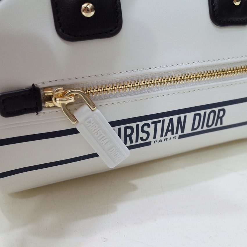 dior vibe zip bowling bag white 9