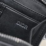 dior zipped pouch diamond black 4