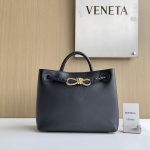 Bottega Veneta Andiamo Full Leather in Black - Italian Leather Replica